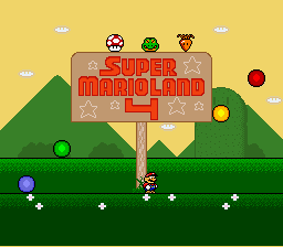 Super Mario Land 4 (demo) Title Screen